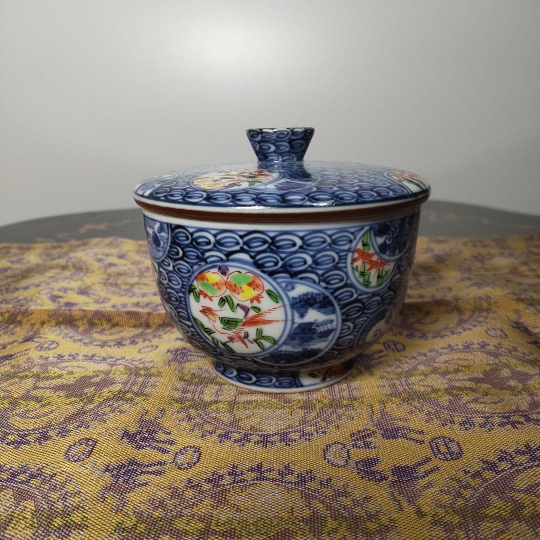 清水焼　京泉　蓋茶碗 京焼・清水焼 馬場京泉 富貴春秋蓋付お茶呑茶碗揃 – SEIKADO